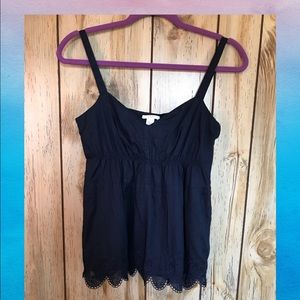 J.Crew Sleeveless Dark Blue Top Size 0